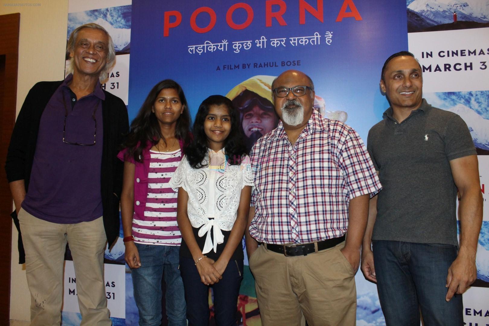 Sudhir Mishra, Saurabh Shukla, Rahul Bose at the Screening Of Film Poorna on 26th March 2017