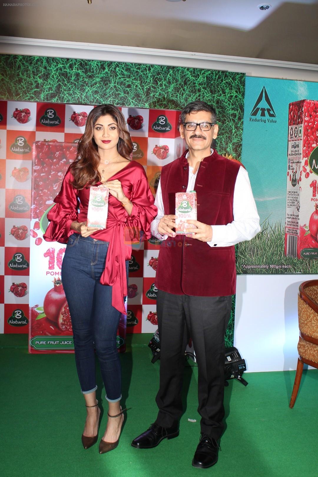Shilpa Shetty at Launch Of B Natural Fruits Beverages on 12th April 2017