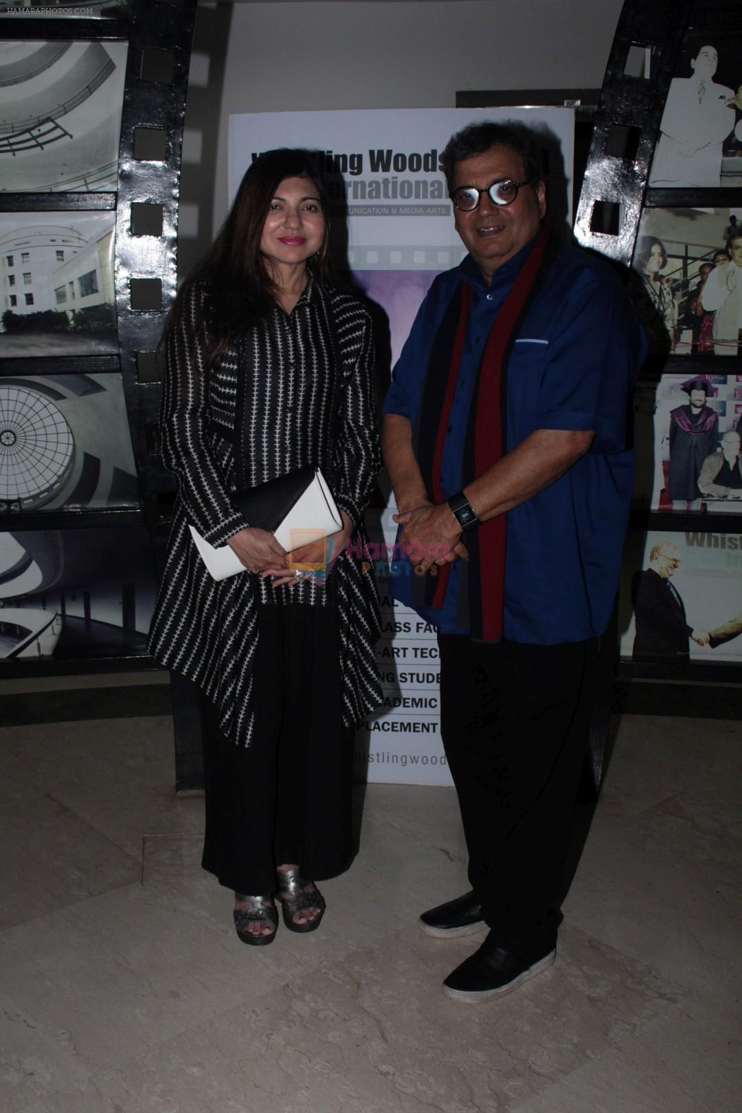 Subhash Ghai at Whistling Woods International Institute on 19th April 2017
