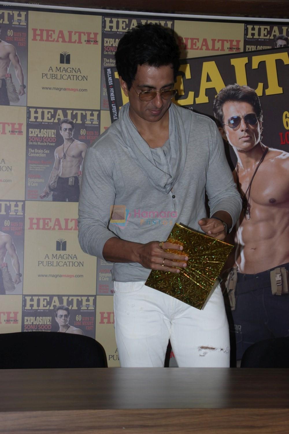 Sonu Sood Flaunts His Abs On The Cover Of A Health Magazine on 3rd May 2017