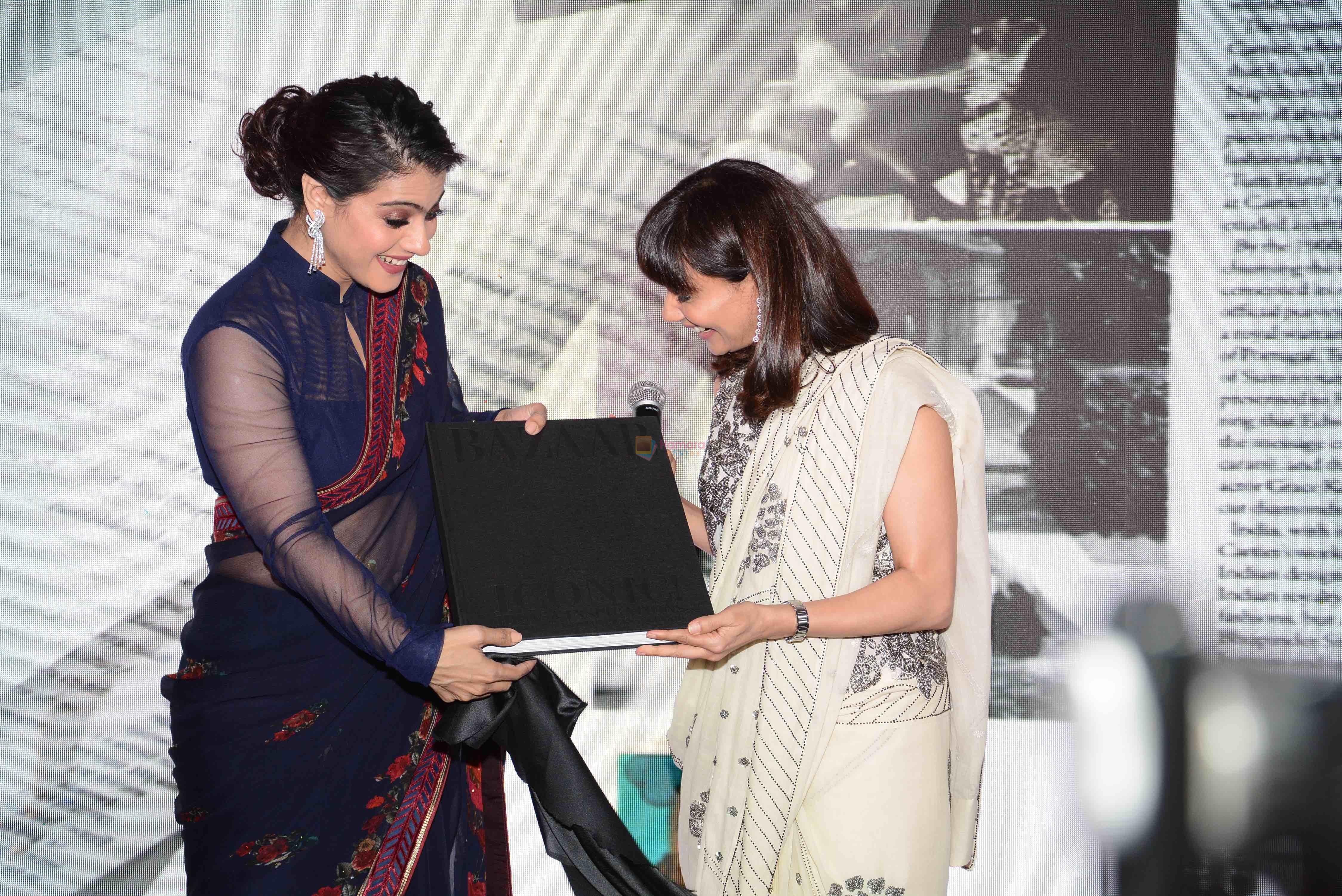 Kajol and Nonita Kalra at the launch of The Iconic Book in Delhi on 10th May 2017