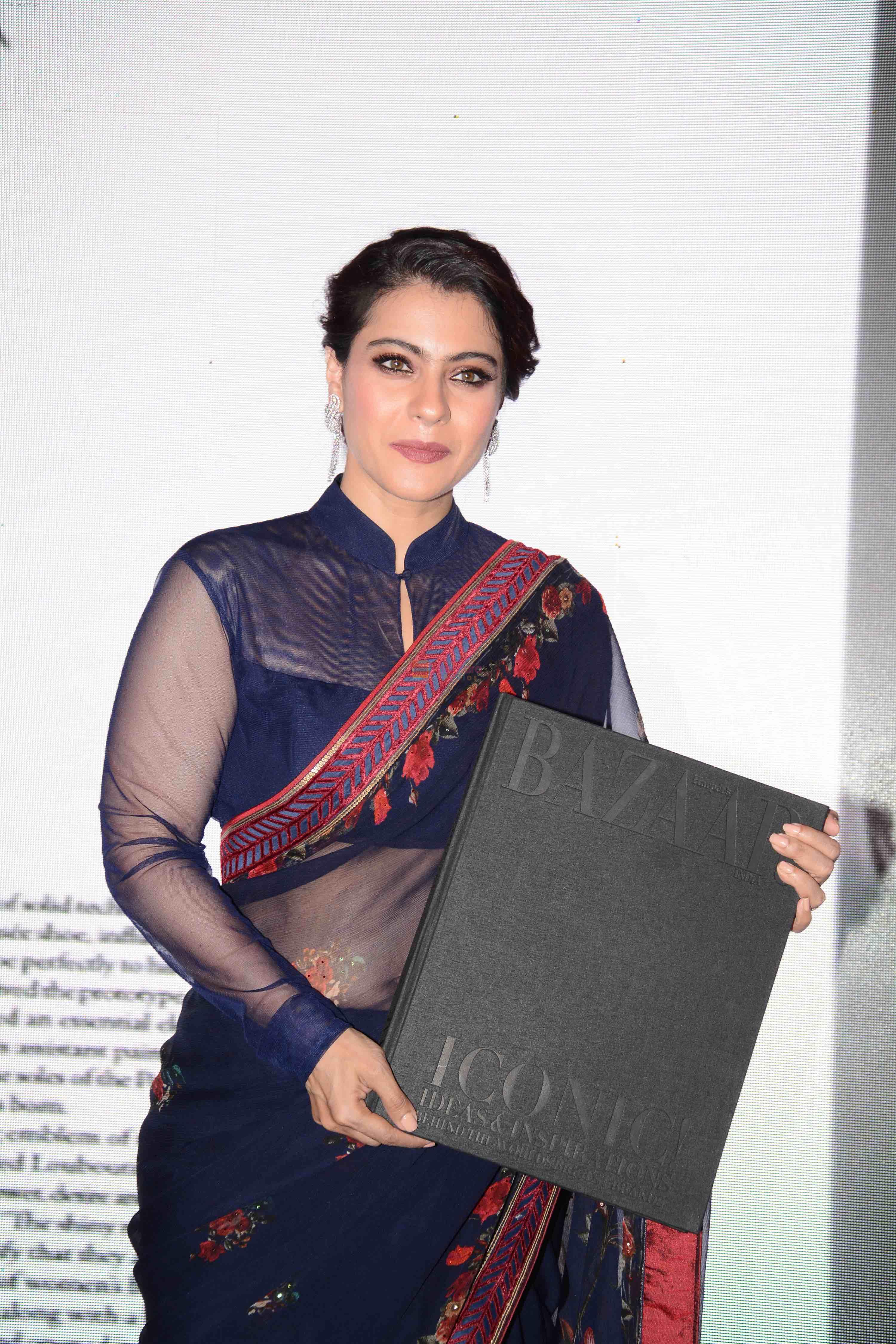 Kajol at the launch of The Iconic Book in Delhi on 10th May 2017