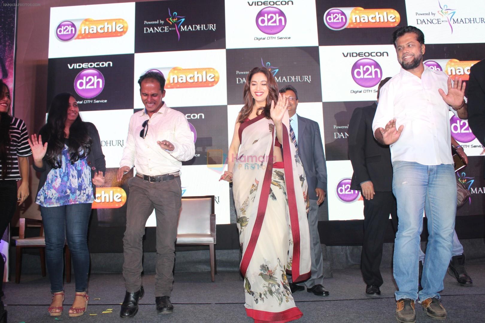 Madhuri Dixit at Videocon D2h Launch Of New Channel on 10th May 2017