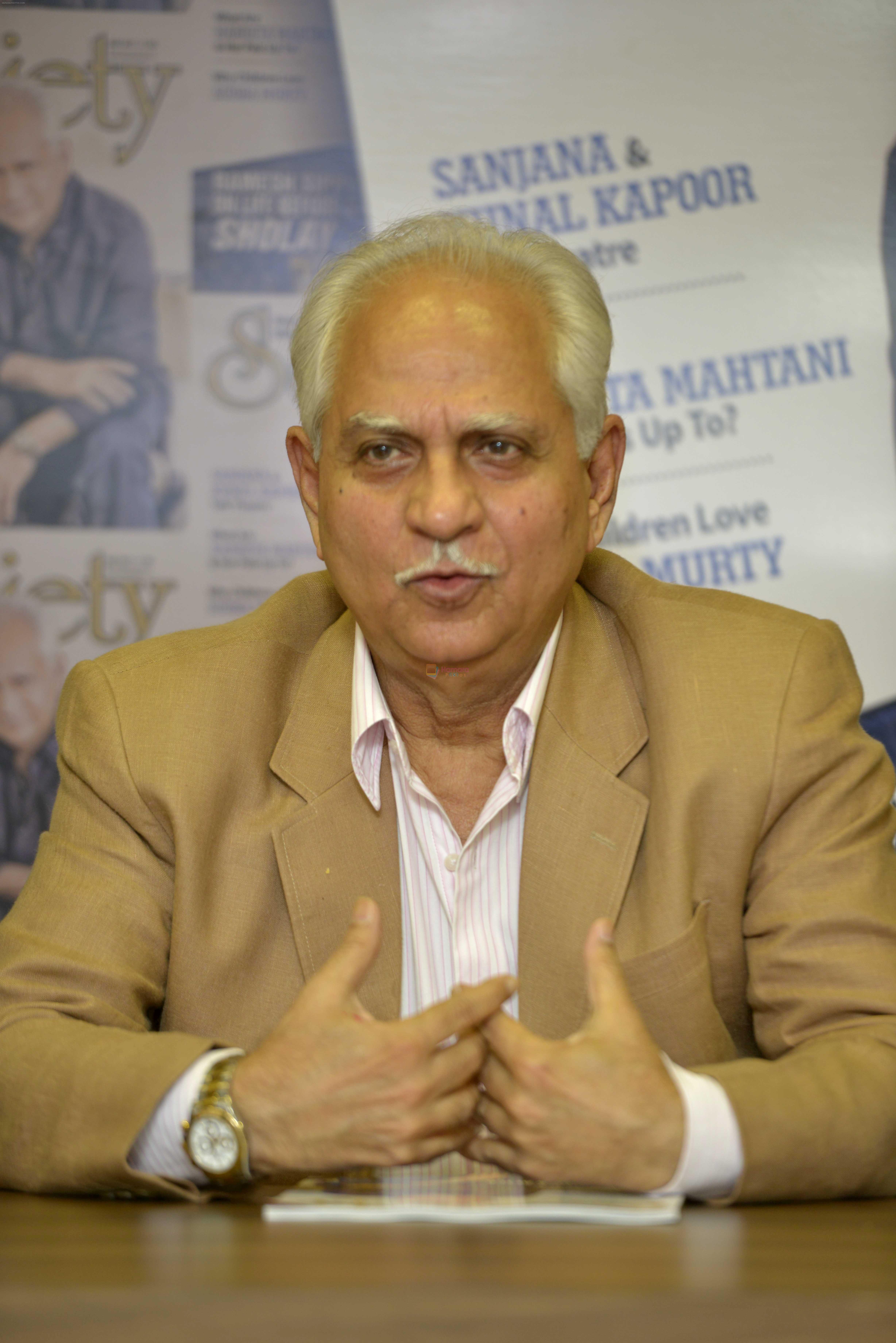 Ramesh Sippy at The Launch Of The May Issue Of Society Magazine By Ramesh Sippy on 15th May 2017