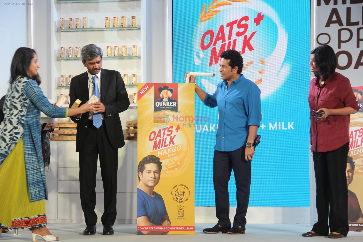 Sachin Tendulkar at The Launch Of Quaker Oats & Milk on 16th May 2017