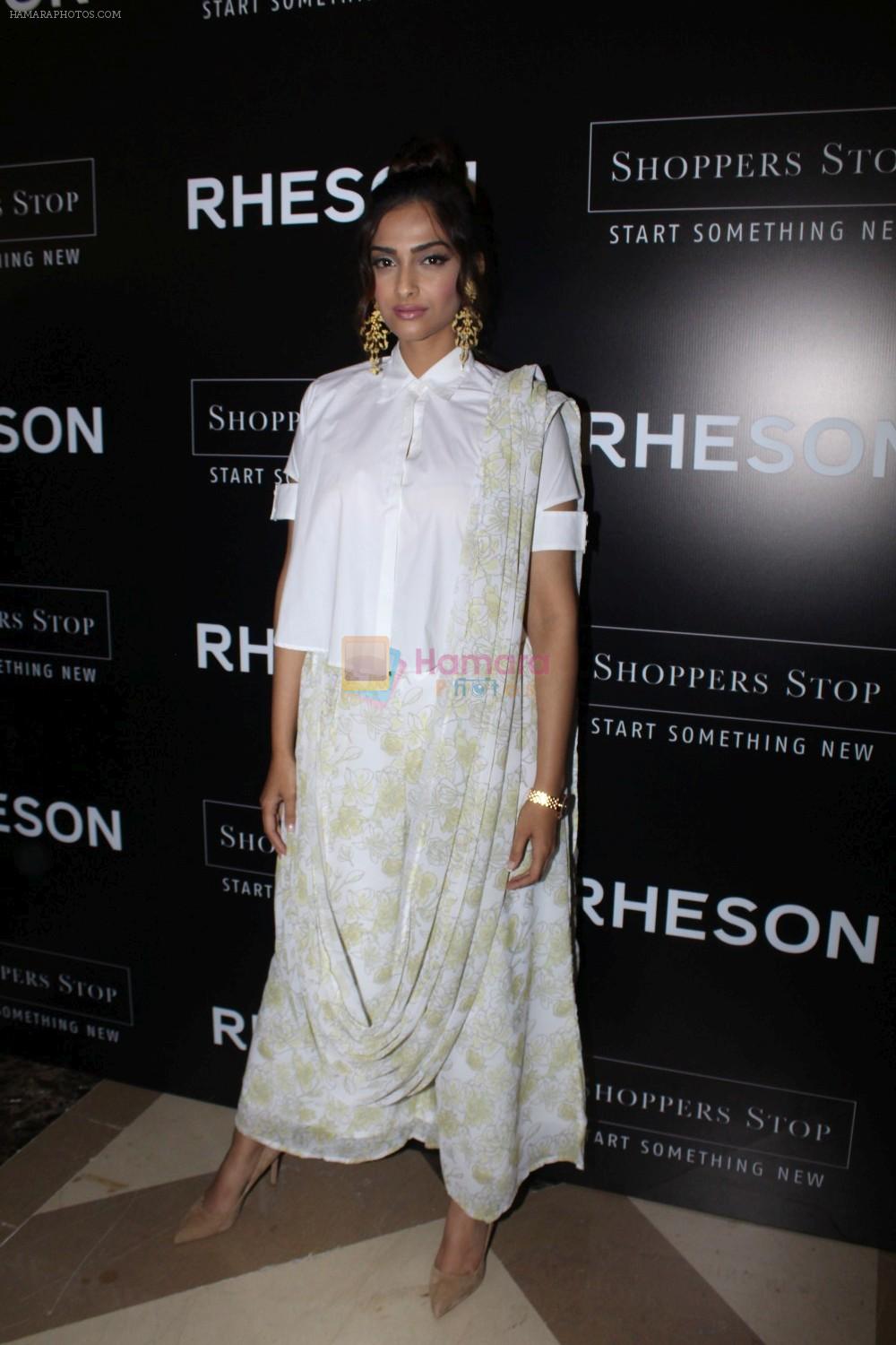 Sonam Kapoor at the Press Showcase Of Their High Street Brand Rheson on 17th May 2017