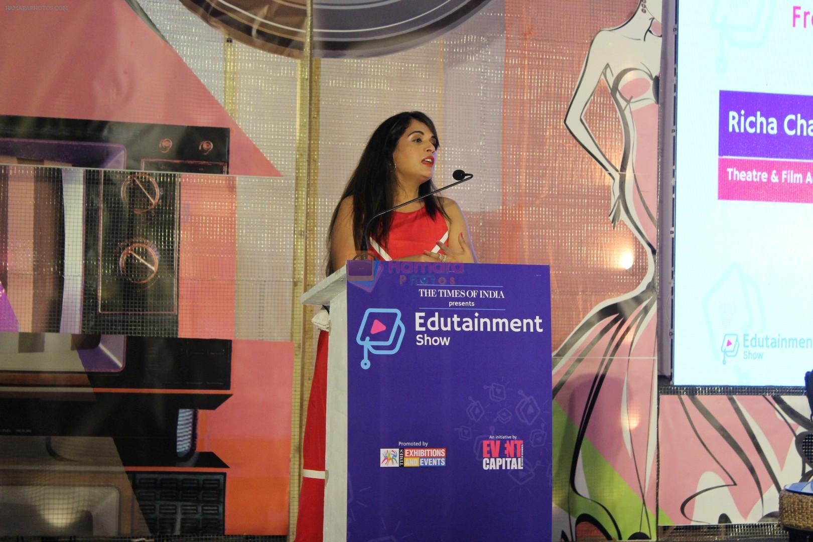 Richa Chadda at Edition Of The Edutainment Show 2017 on 21st May 2017