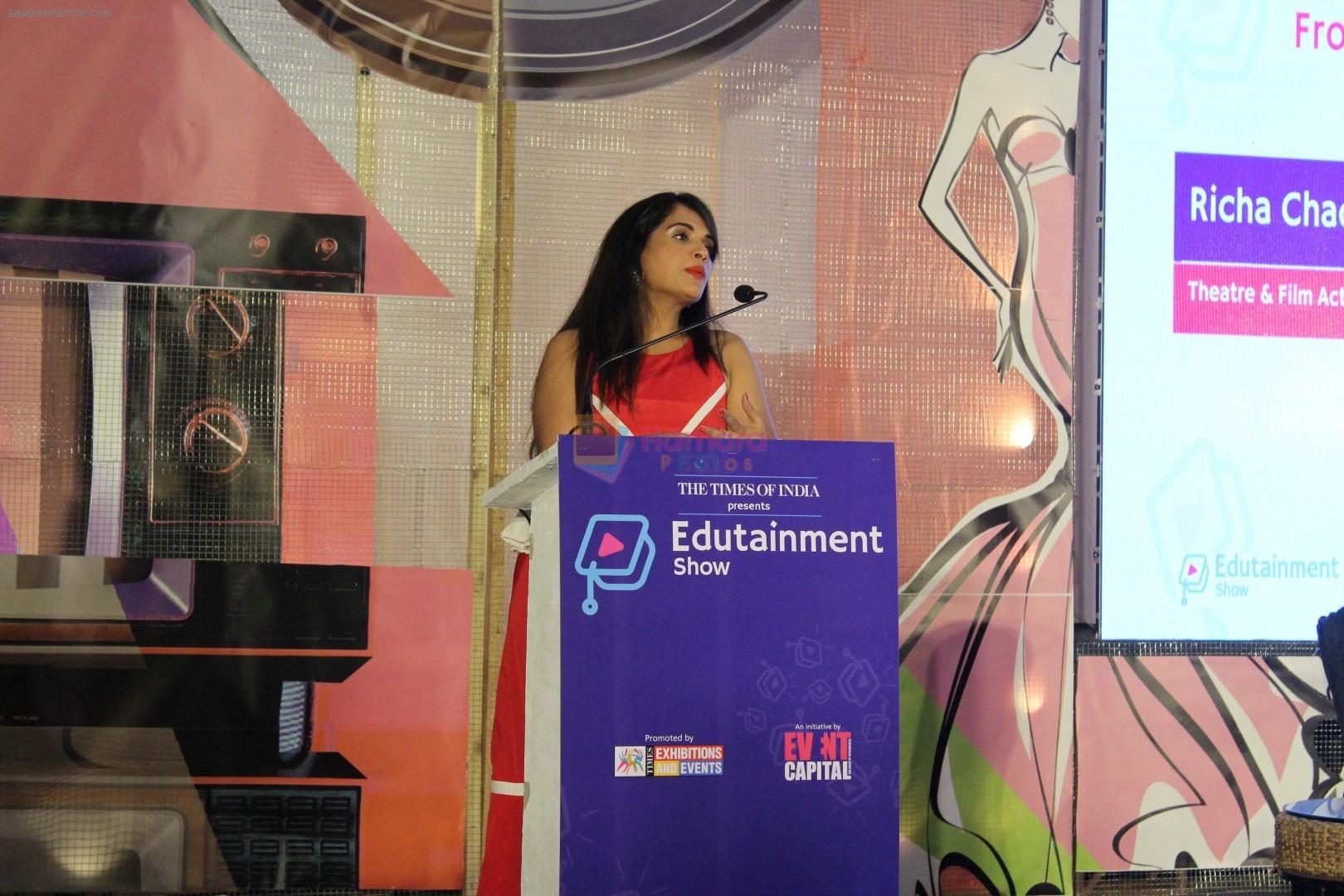 Richa Chadda at Edition Of The Edutainment Show 2017 on 21st May 2017