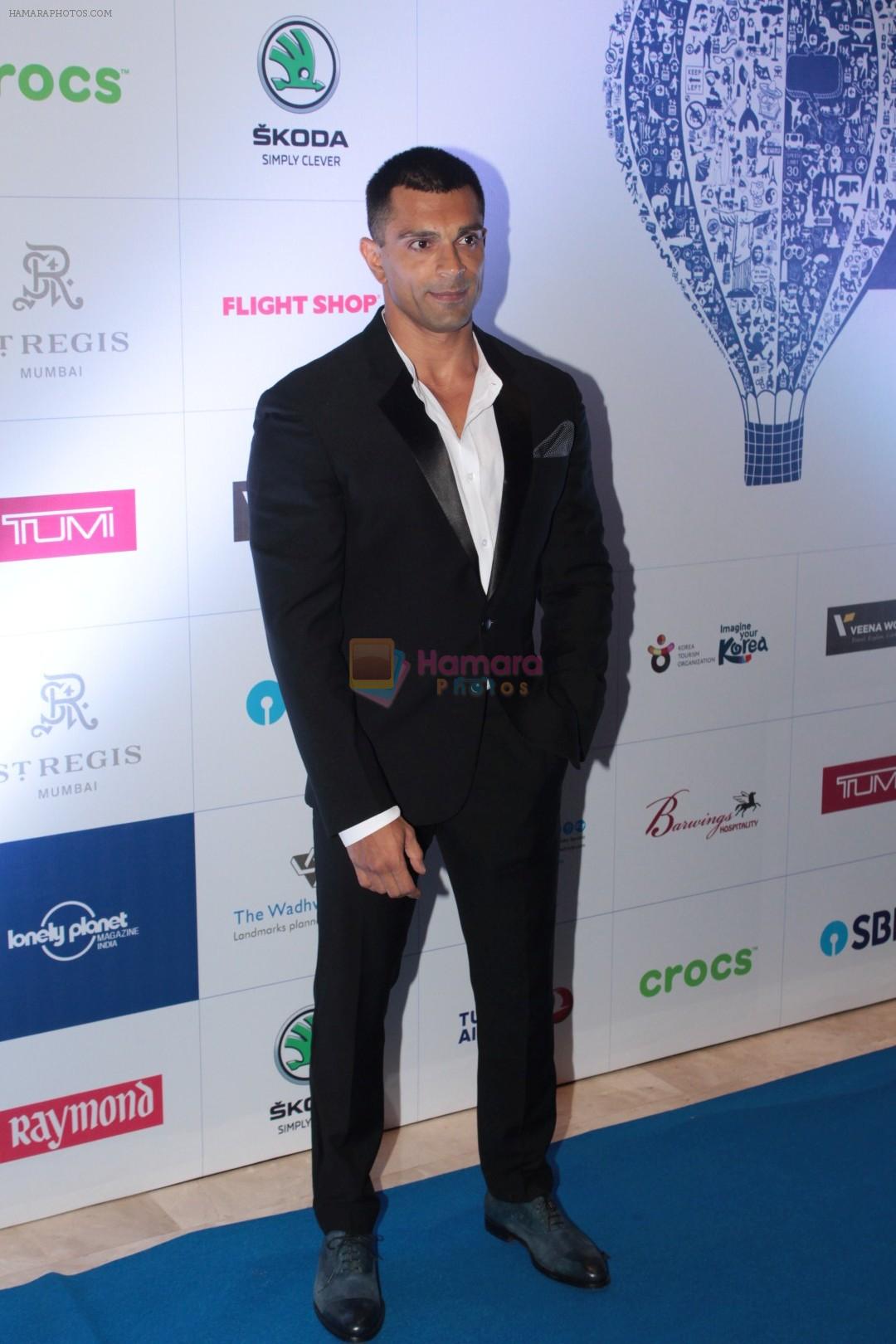 Karan Singh Grover at the Red Carpet Of 6th Lonely Planet Magazine India Travel Awards on 25th May 2017