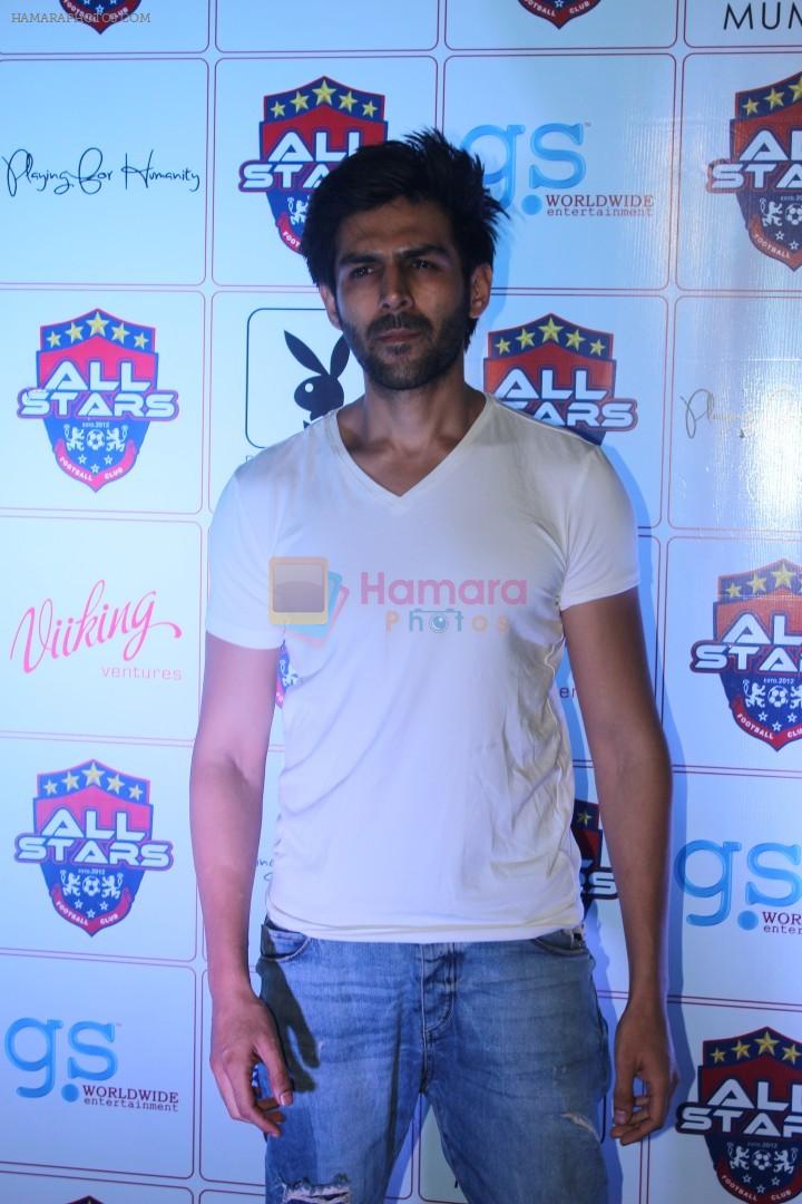 Kartik Aaryan at The Celebrity Football Initiative Played For Humanity on 28th May 2017