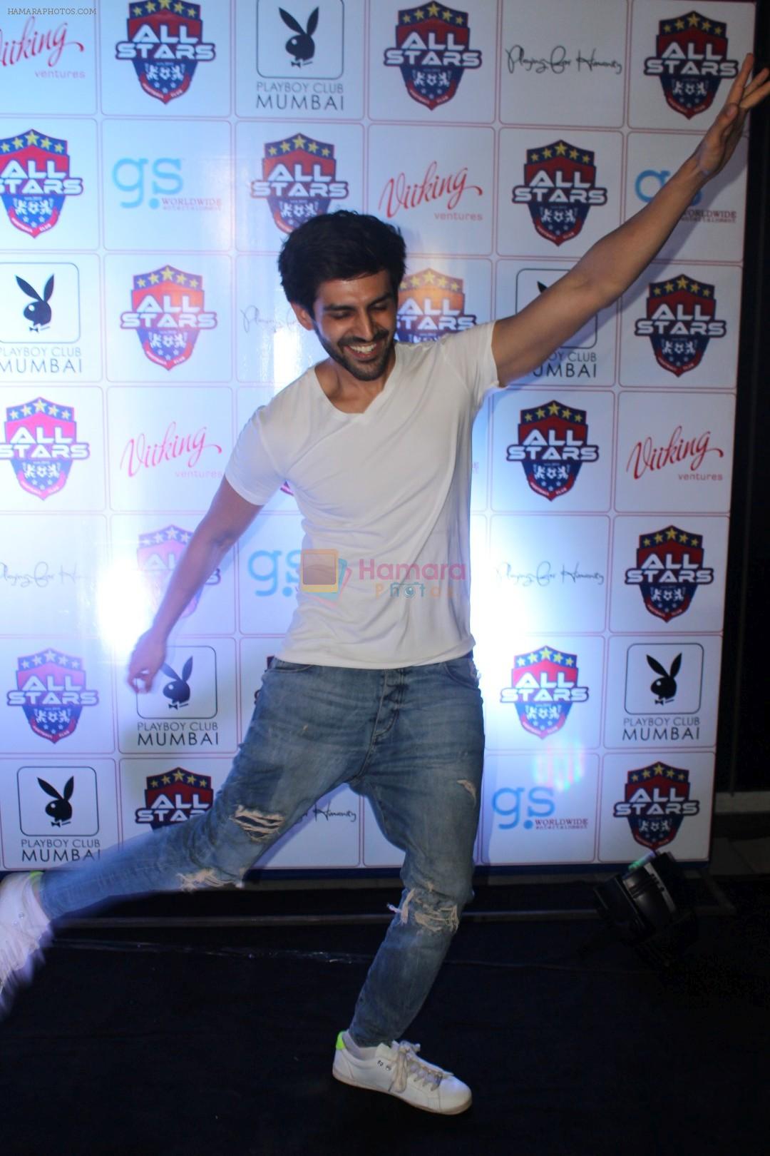 Kartik Aaryan at The Celebrity Football Initiative Played For Humanity on 28th May 2017
