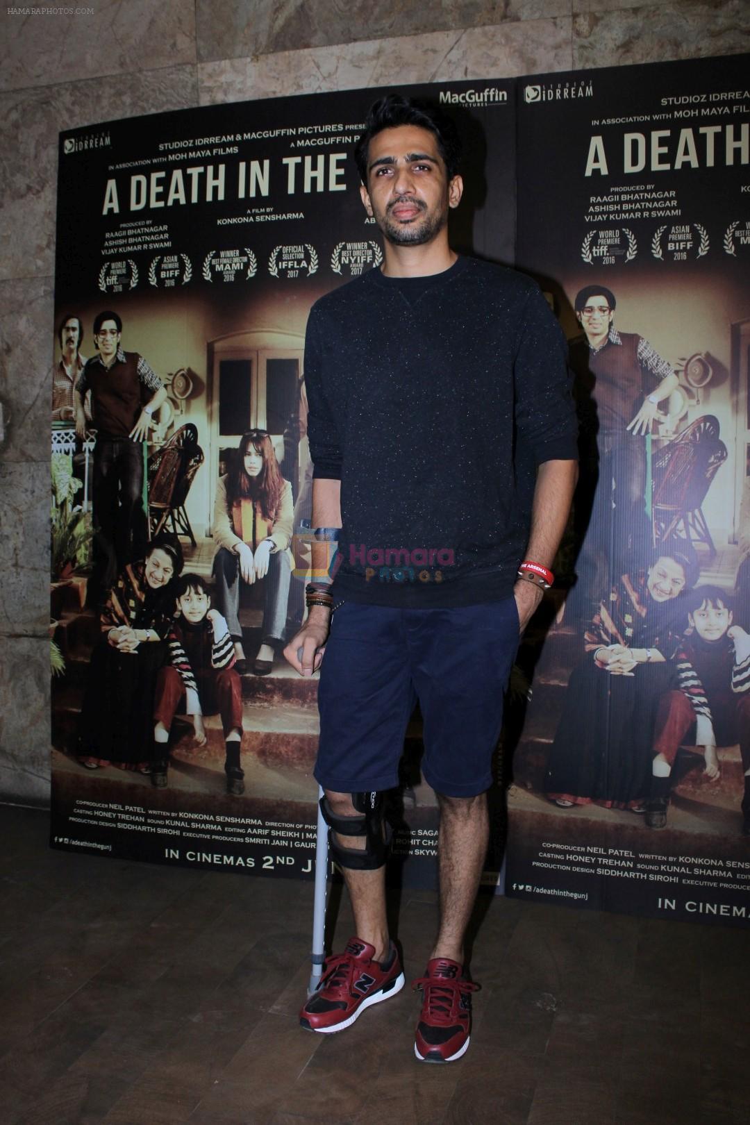Gulshan Devaiya at the Screening Of Film A Death In The Gunj on 29th May 2017