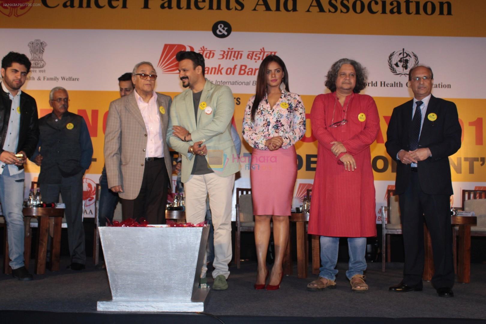 Vivek Oberoi, Neetu Chandra at the Press Conference To Say No To Tobacco & Yes To Life on 30th May 2017