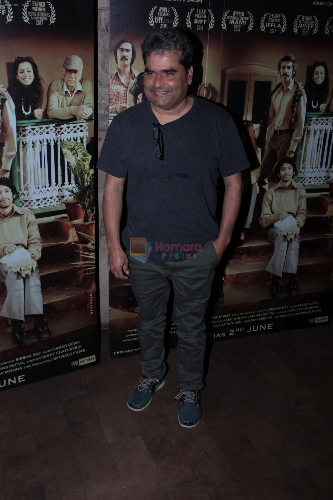 Vishal Bharadwaj at the Screening Of Film A Death In Gunj on 30th May 2017
