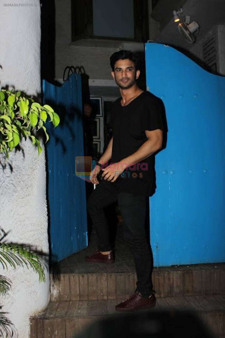 Sushant Singh Rajput Spotted At Olive Bar & Kitchen on 4th June 2017