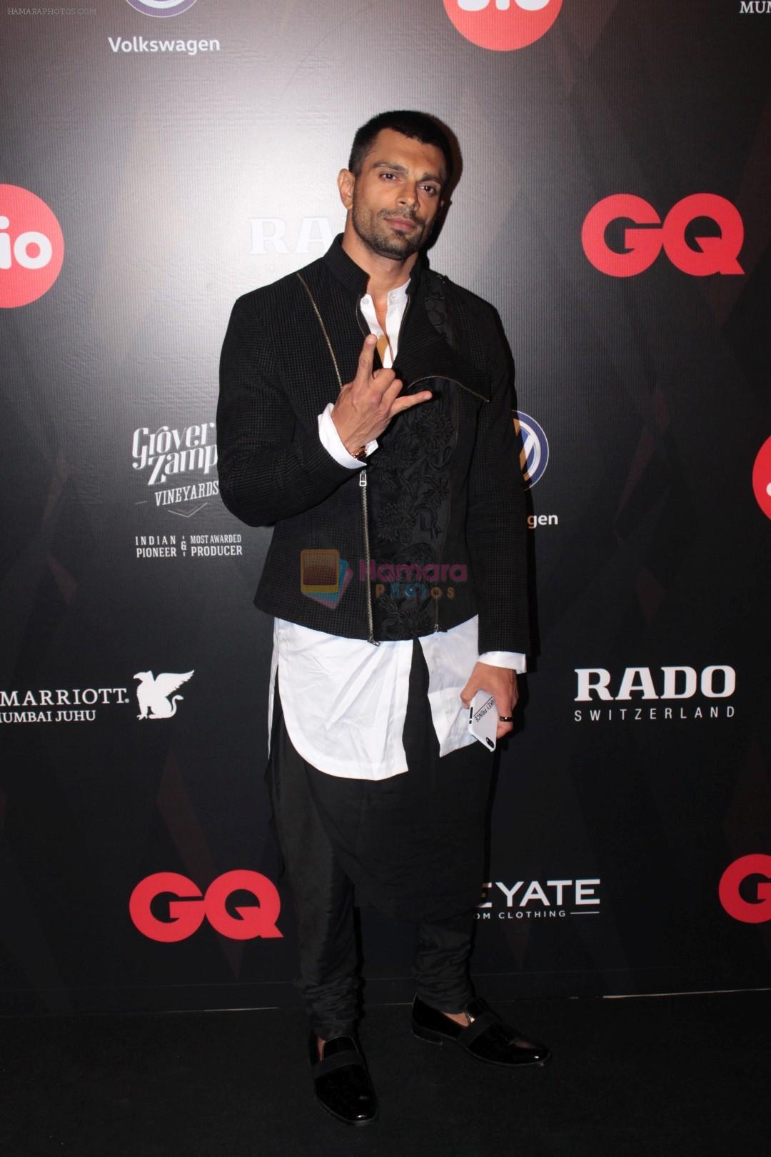 Karan Singh Grover at Star Studded Red Carpet For GQ Best Dressed 2017 on 4th June 2017
