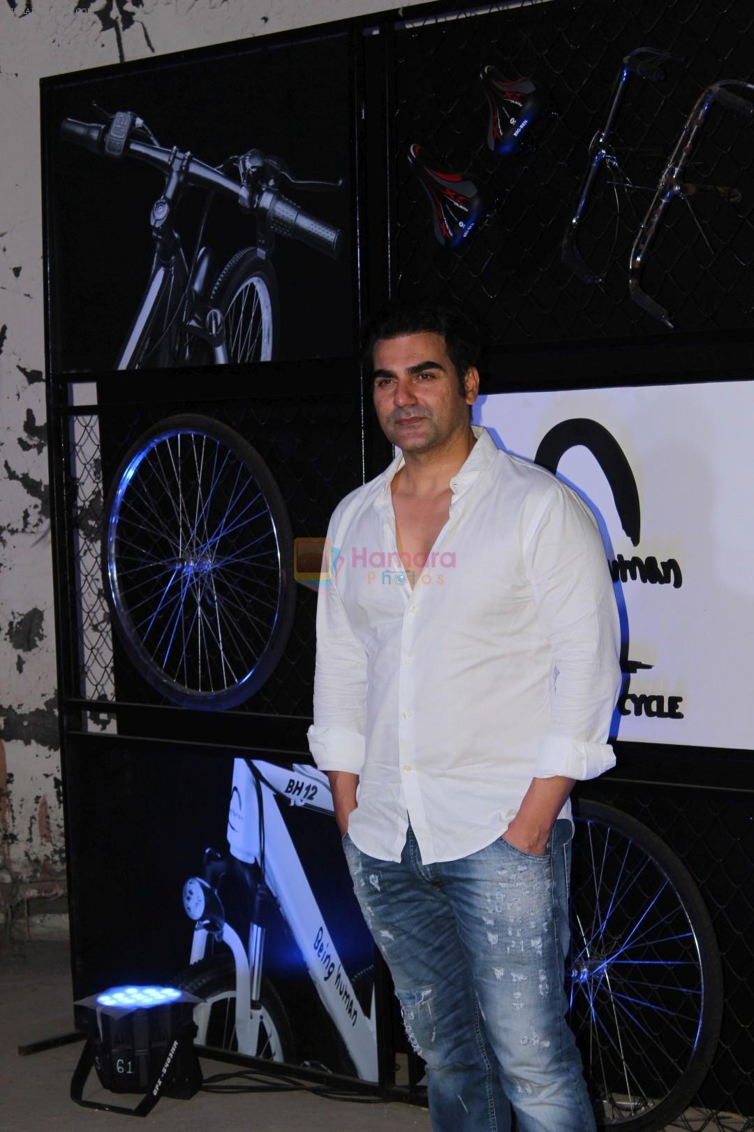 Arbaaz Khan at the Launch Of Being Human Electric Cycles on 5th June 2017