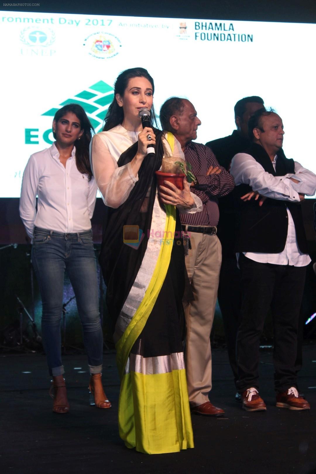 Karisma Kapoor at World Environment Day Celebration Organised By Bhamla Foundation on 5th June 2017