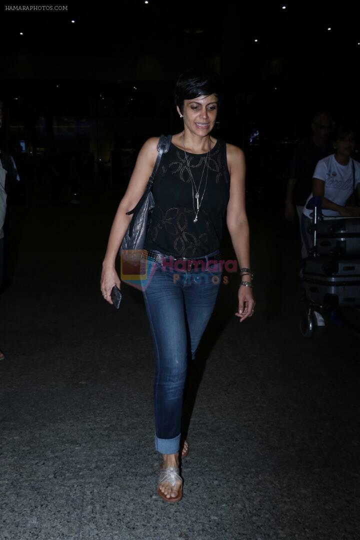 Mandira Bedi at the airport on 10th June 2017