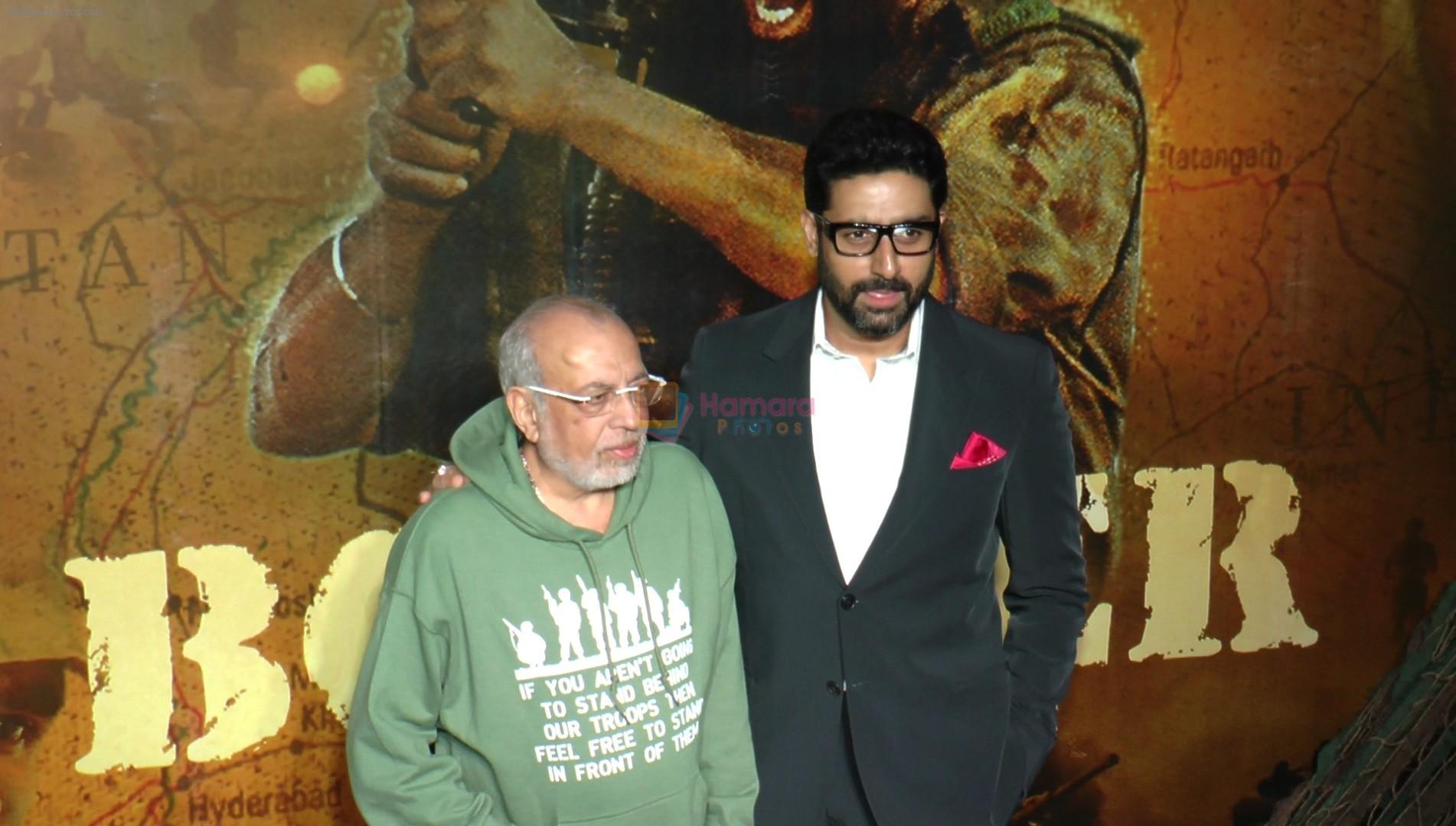 Abhishek Bachchan at the Celebration of 20 years of Border on 11th June 2017