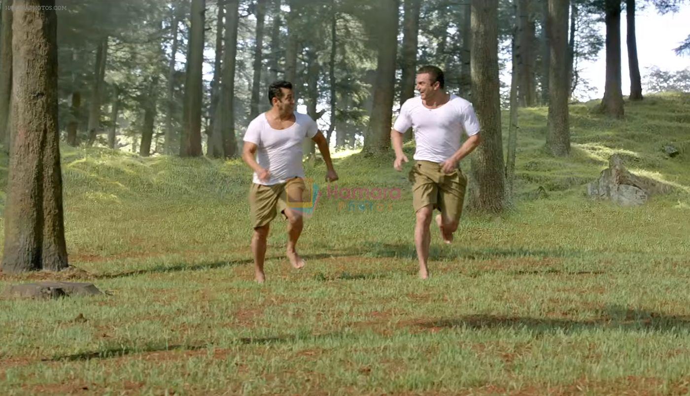 Salman Khan and Sohail Khan in Film Tubelight Movie Still