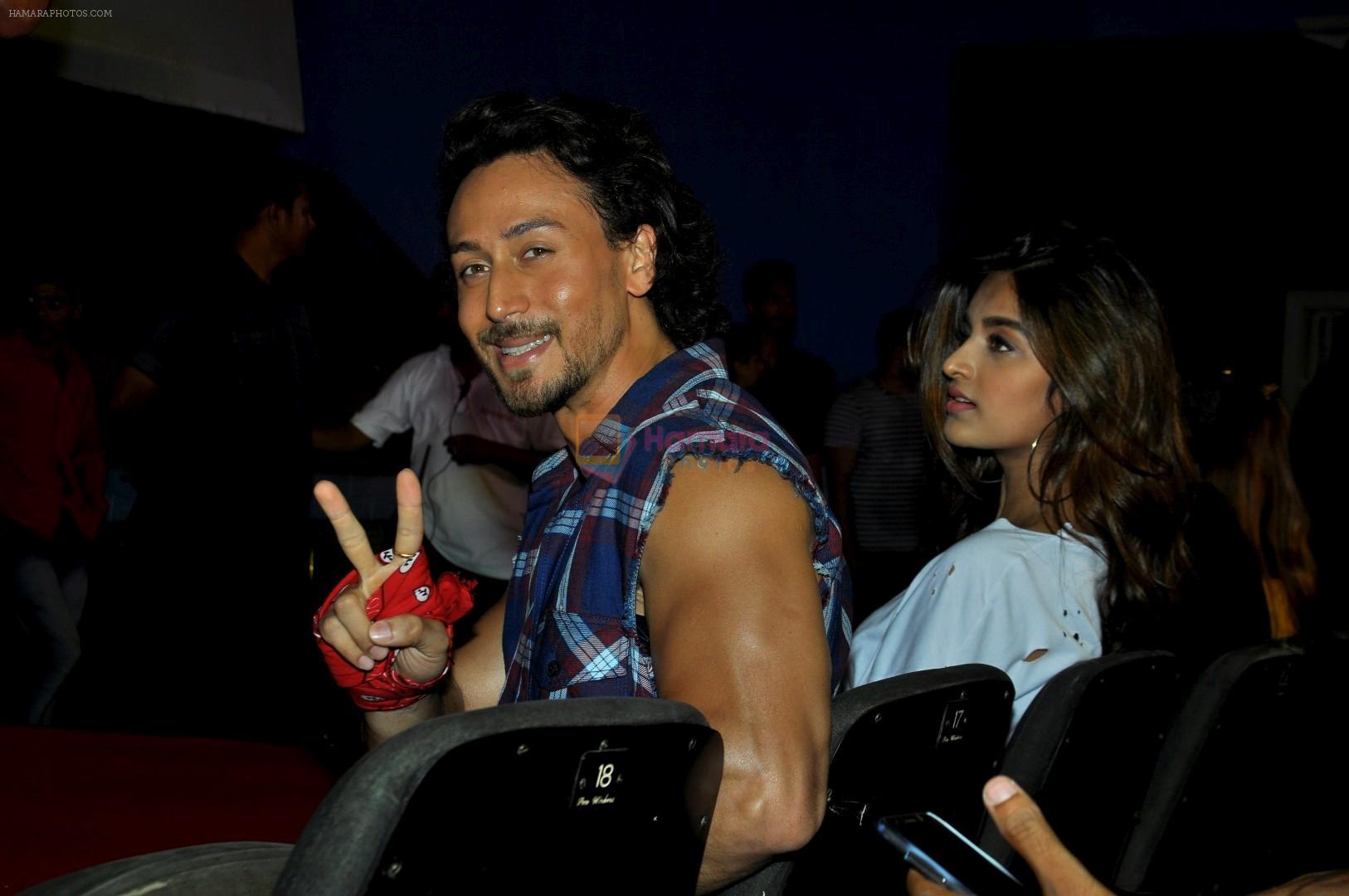 Tiger Shroff, Nidhhi Agerwal at the Song Launch Of Ding Dang For Film Munna Michael With Tiger Shroff & Nidhhi Agerwal on 19th June 2017