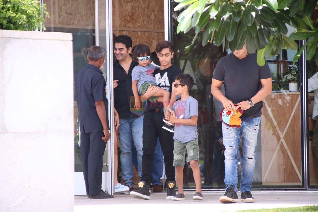 Arbaaz Khan at Father's Day celebration in Mumbai on 18th June 2017