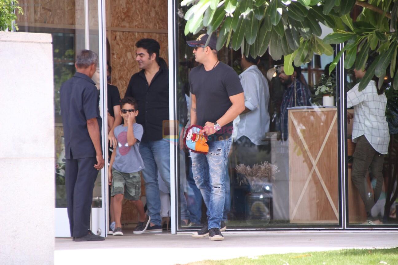 Arbaaz Khan at Father's Day celebration in Mumbai on 18th June 2017