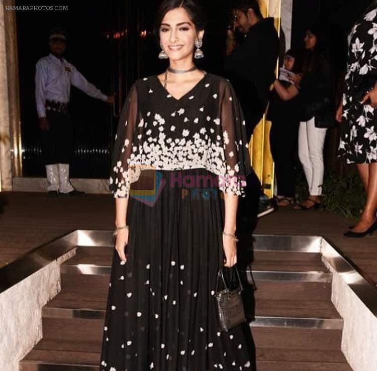 Sonam Kapoor at the Grand Opening Party Of Arth Restaurant on 18th June 2017