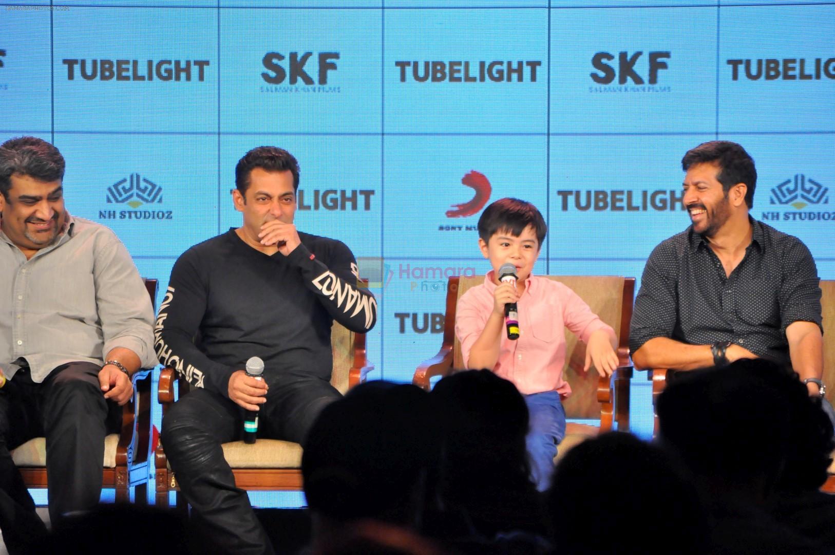 Salman Khan, Kabir Khan At Promotional Event Of Tubelight on 19th June 2017