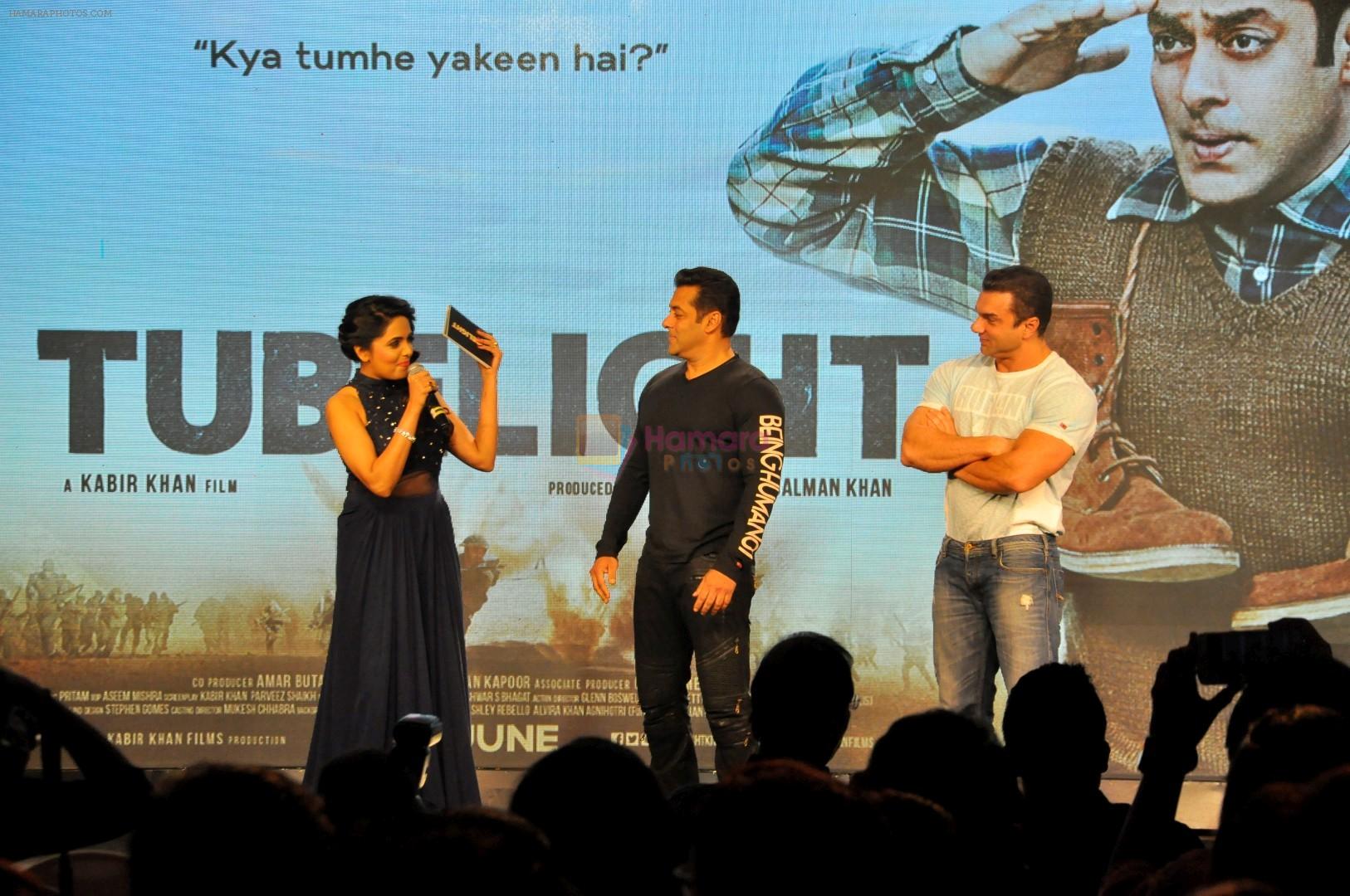 Salman Khan, Sohail Khan At Promotional Event Of Tubelight on 19th June 2017