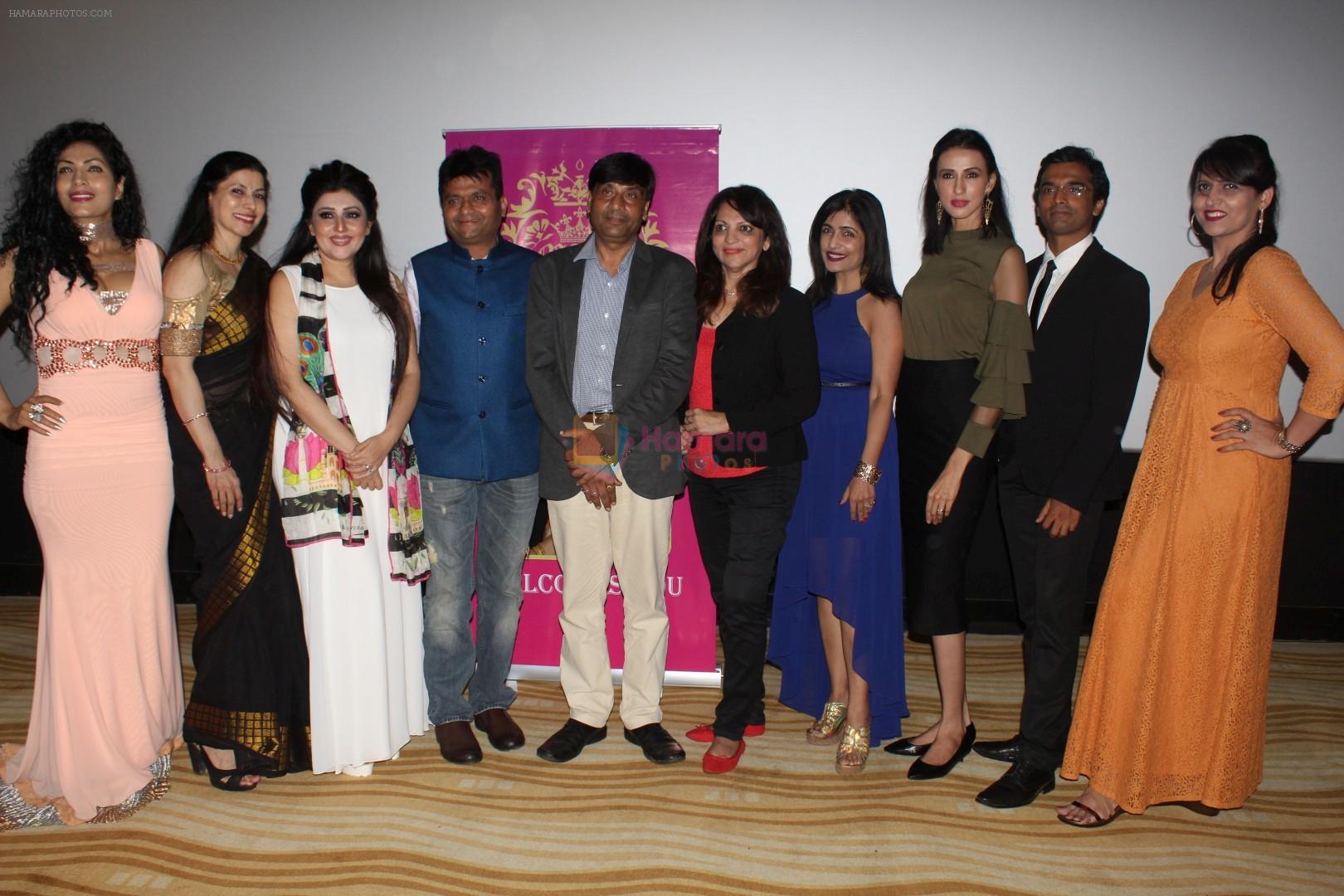 Archana Kochhar, Shibani Kashyap, Alecia Raut at the Announcement of Top 31 Finalist Of Mrs Bharat Icon 2017 on 23rd June 2017