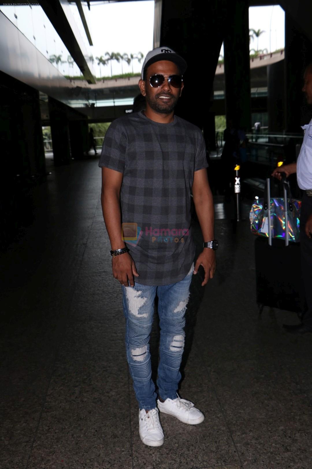 Dharmesh Yelande Spotted At Airport on 24th June 2017