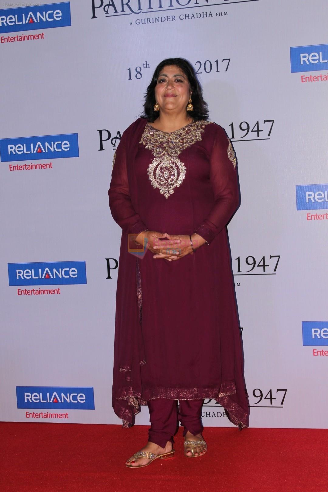 Gurinder Chadha At Trailer Launch Of Partition 1947 on 29th June 2017