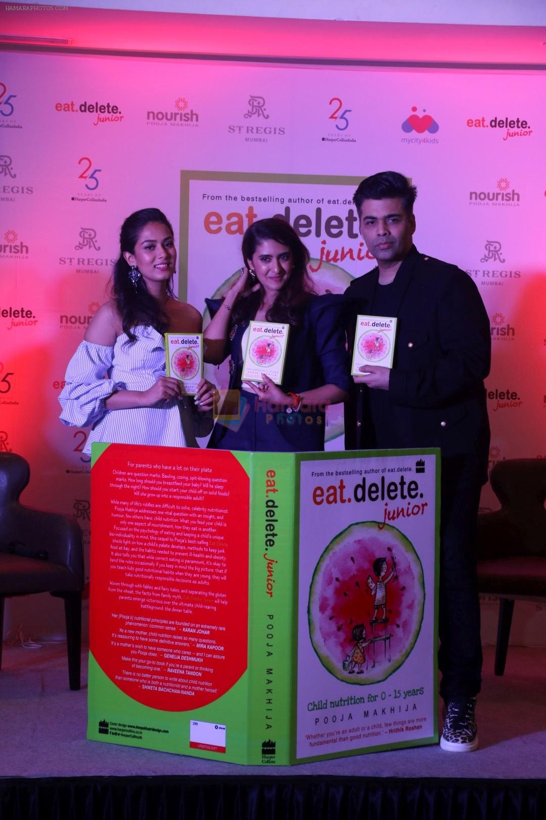 Mira Rajput, Pooja Makhija, Karan Johar at The Book Launch Of Pooja Makhija Second Book, Eat Delete Junior on 29th June 2017