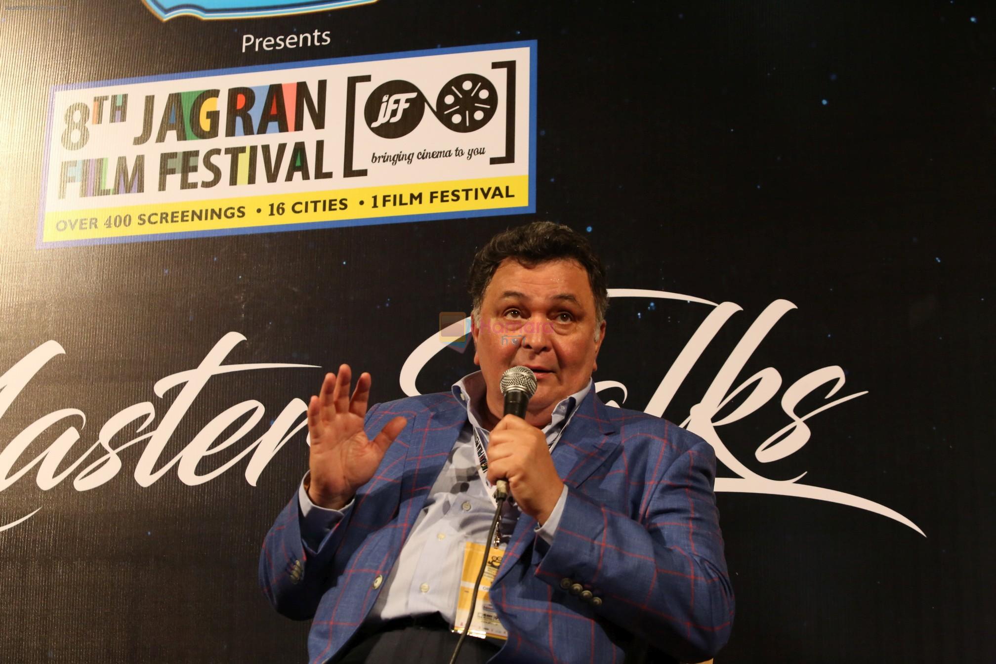 Rishi Kapoor at 8th Jagran Film Festival in Delhi on 1st July 2017