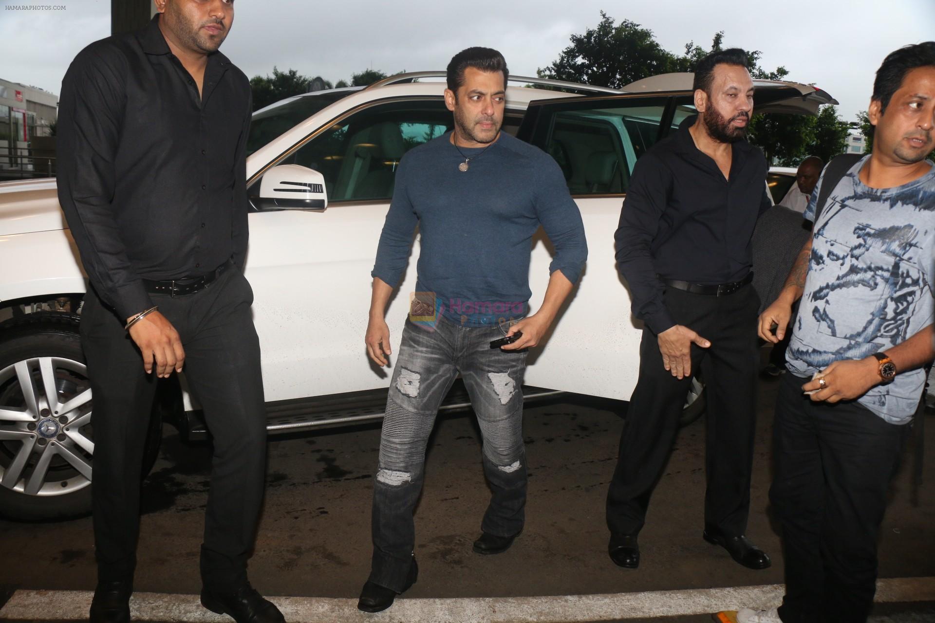 Salman Khan Spotted At Airport on 2nd July 2017