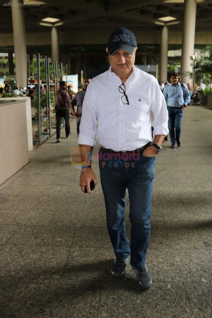 Anupam Kher Spotted At Airport on 5th July 2017