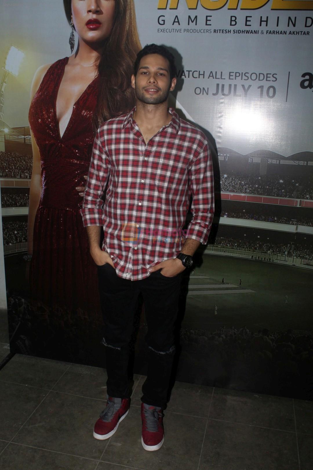 Siddhant Chaturvedi at the promotion of Inside Edge on 4th July 2017