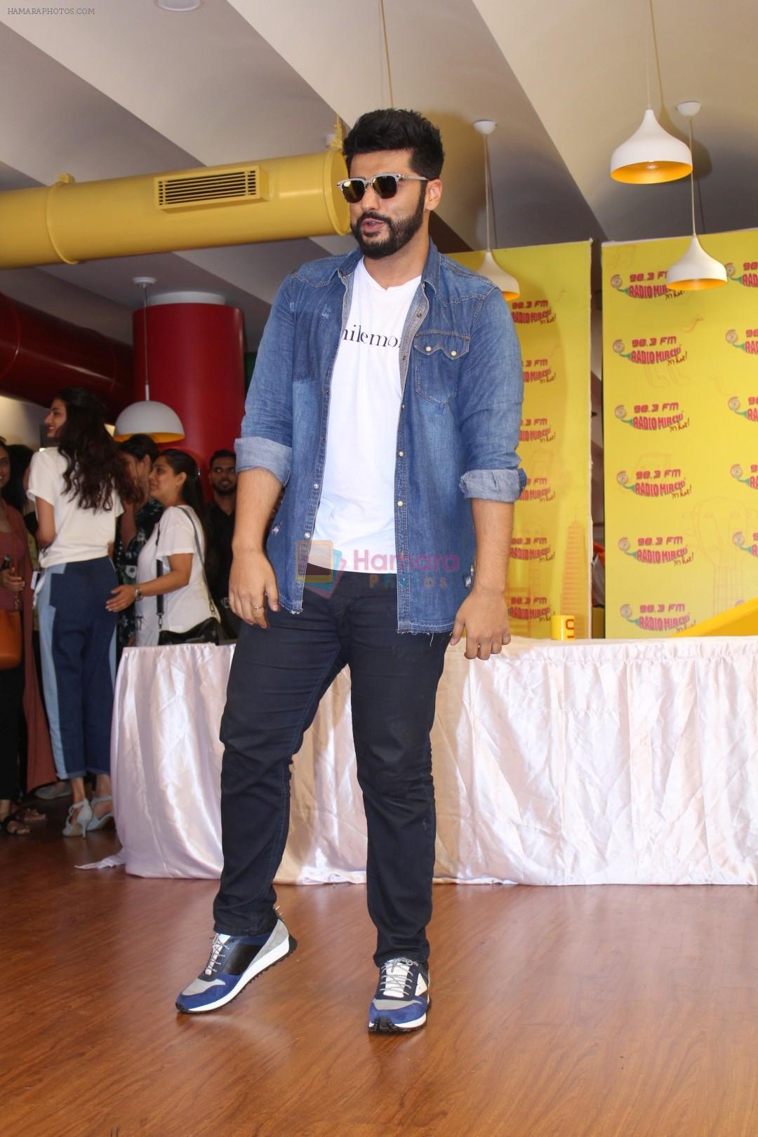 Arjun Kapoor at the Unveiling of New Song Of Mubarakan in Radio Mirchi on 6th July 2017