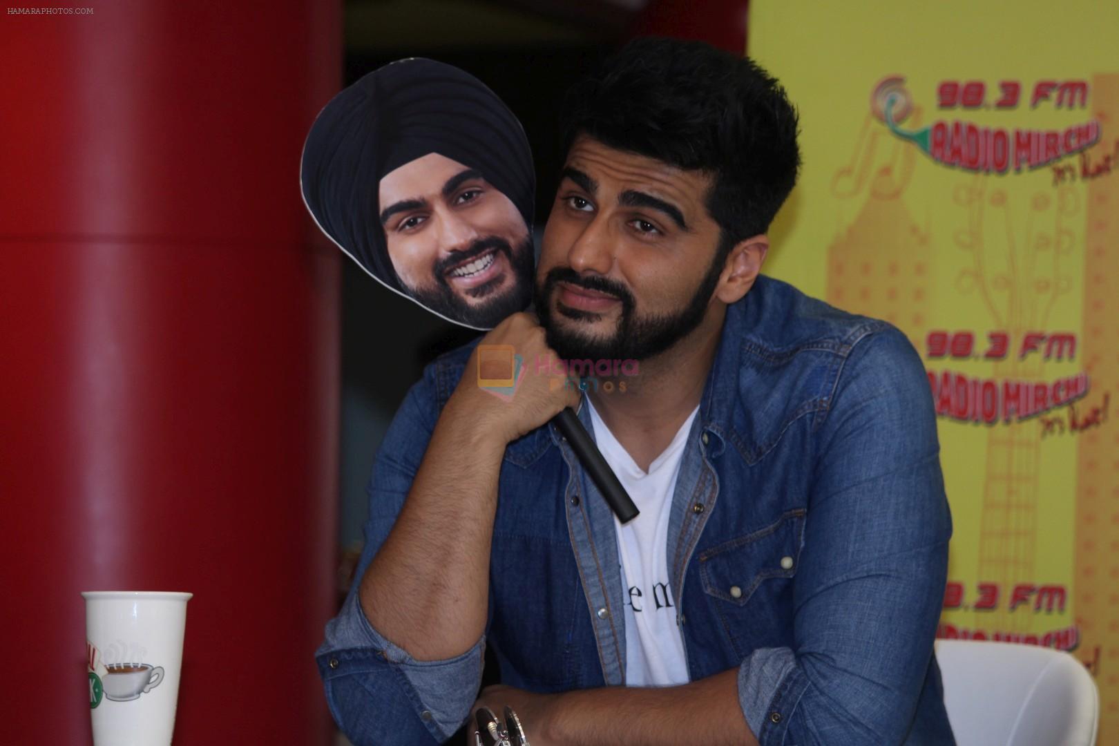Arjun Kapoor at the Unveiling of New Song Of Mubarakan in Radio Mirchi on 6th July 2017
