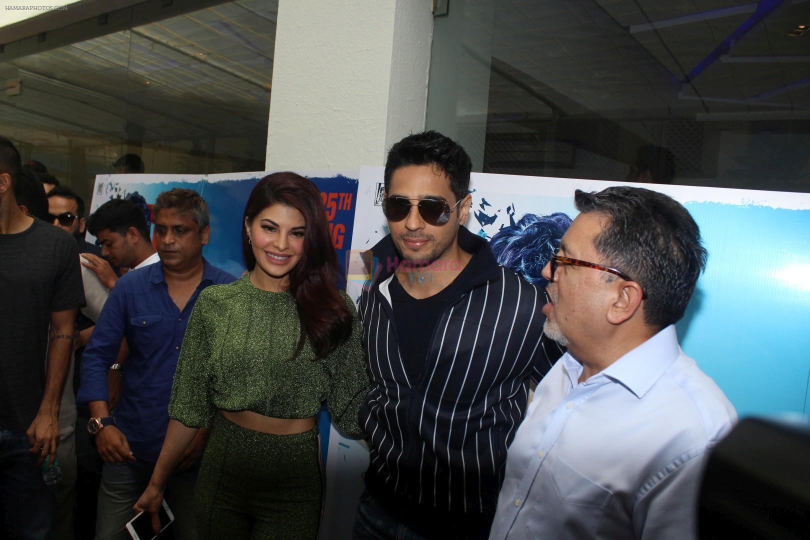 Sidharth Malhotra, Jacqueline Fernandez,Raj Nidimoru and Krishna D.K. at Special Preview Of The Movie A Gentleman on 7th July 2017