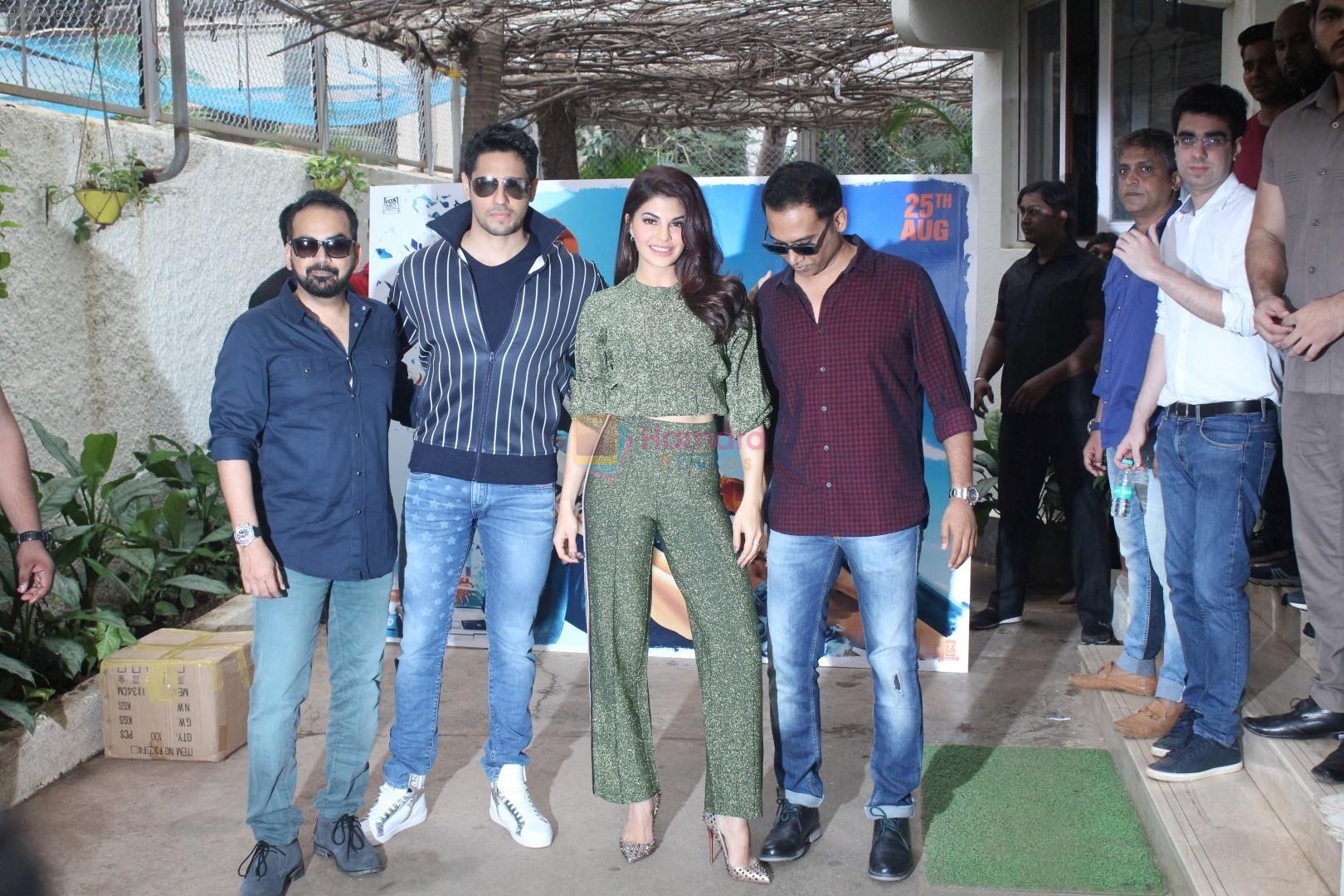 Sidharth Malhotra, Jacqueline Fernandez, Raj Nidimoru and Krishna D.K. at Special Preview Of The Movie A Gentleman on 7th July 2017