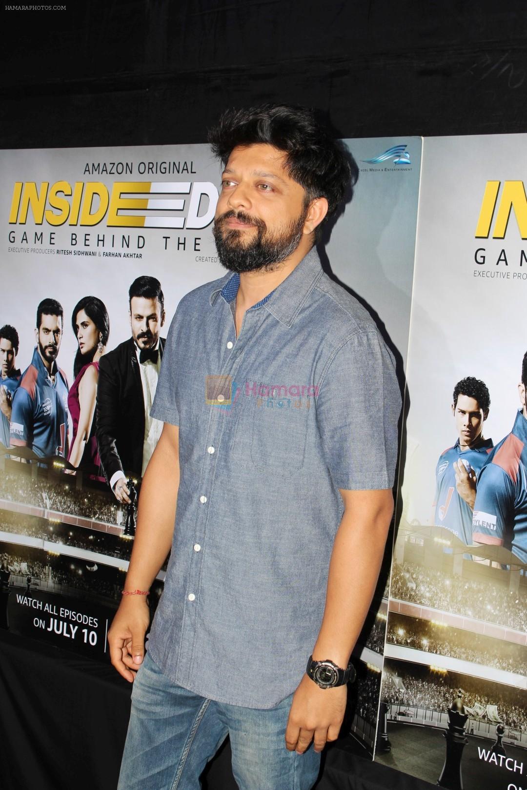 at the Special Screening Of Web Series Inside Edge on 7th July 2017