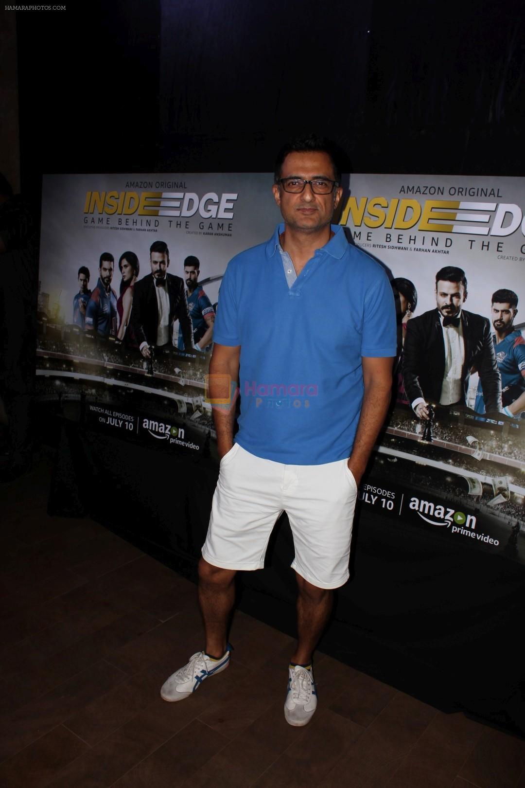 Sanjay Suri at the Special Screening Of Web Series Inside Edge on 7th July 2017