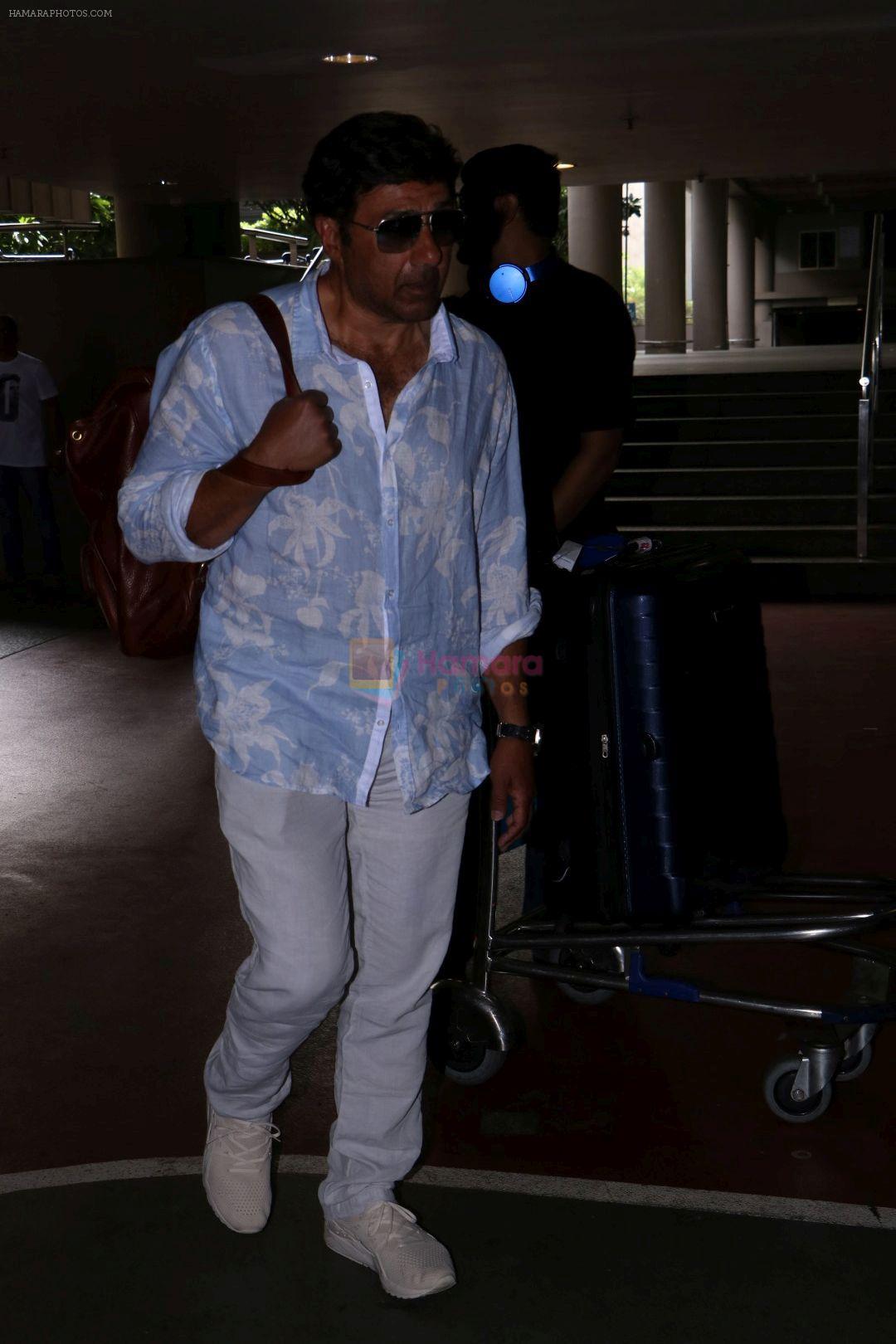 Sunny Deol spotted at the Airport on 10th July 2017