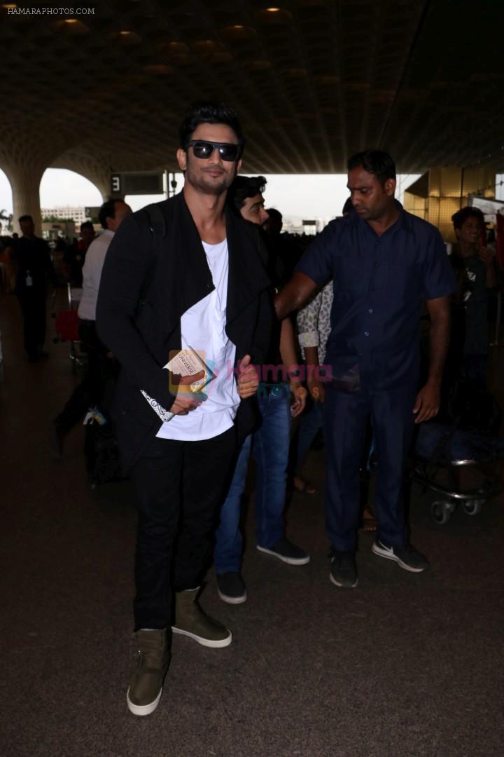 Sushant Singh Rajput Spotted At Airport on 11th July 2017