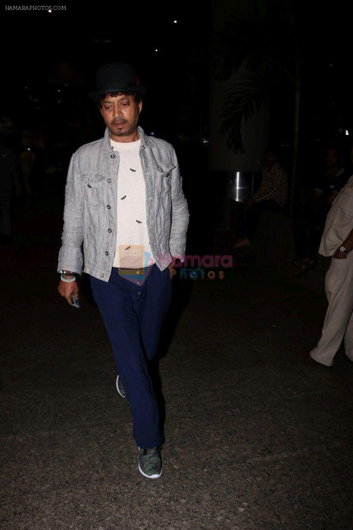 Irrfan Khan Spotted At Airport on 14th July 2017