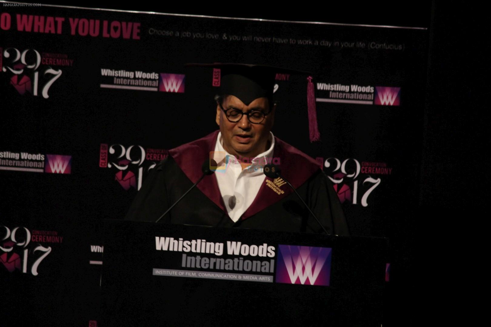 Subhash Ghai at the Celebration Of Whistling Woods International 10th Convocation Ceremony on 18th July 2017