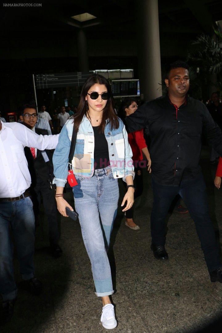 Anushka Sharma at the airport on 20th July 2017